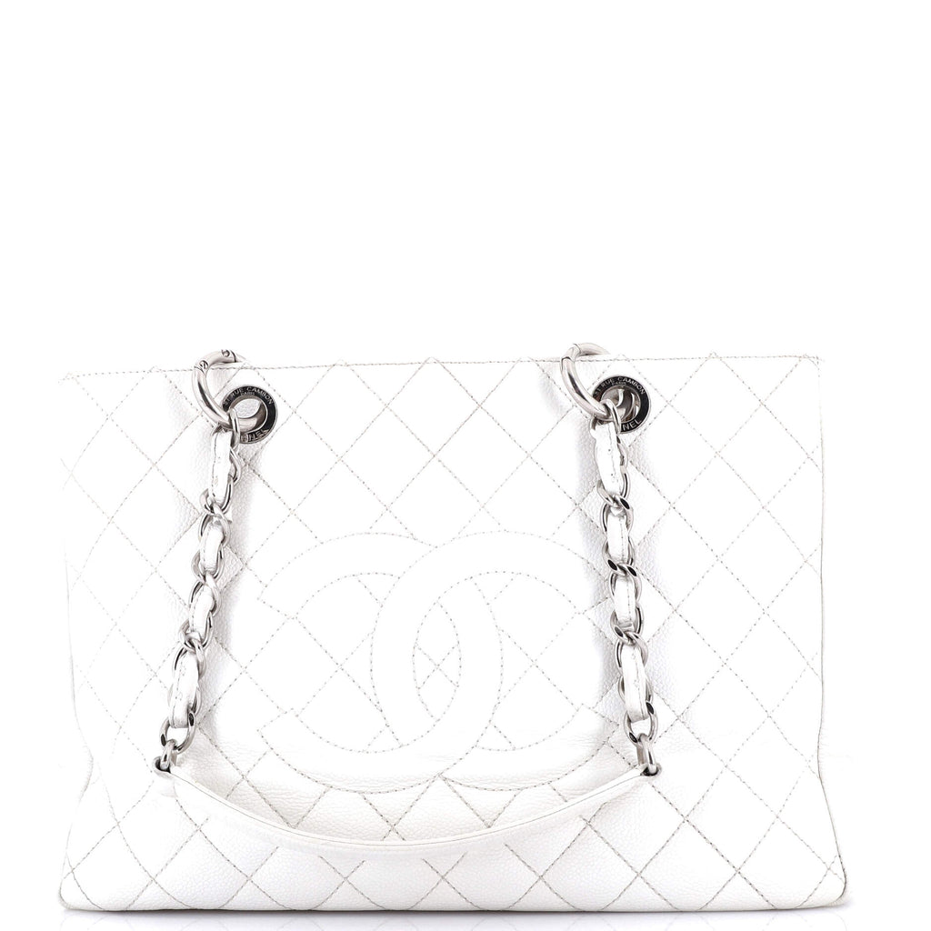 Chanel Grand Shopping Tote Quilted Caviar