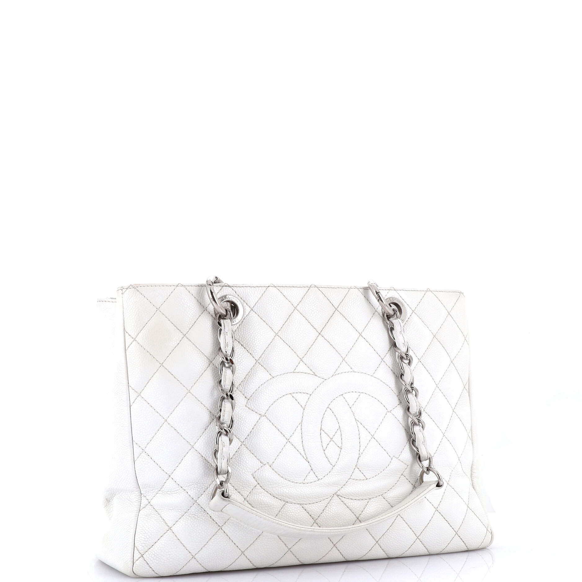 Chanel Grand Shopping Tote Quilted Caviar
