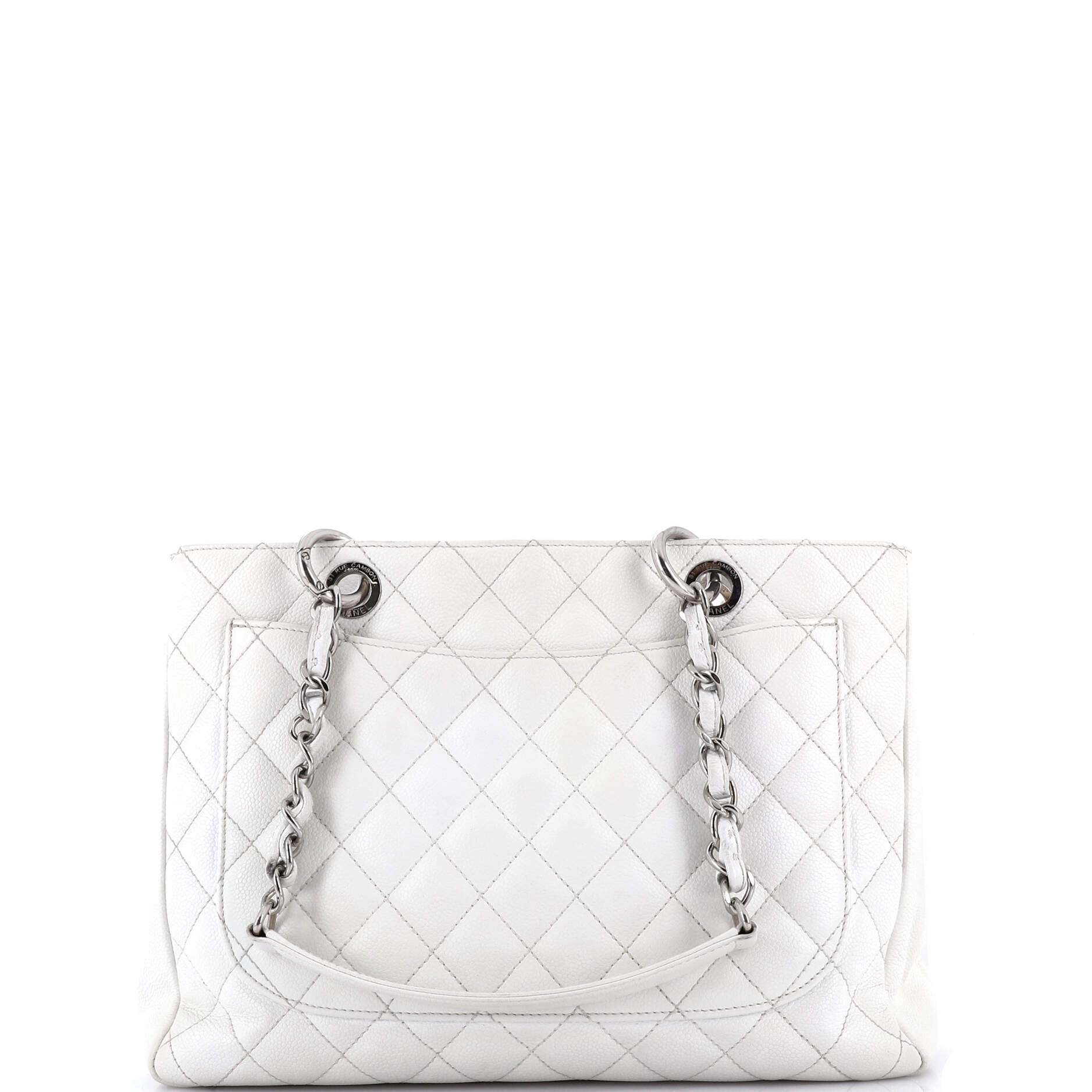 Chanel Grand Shopping Tote Quilted Caviar