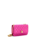 Chanel All Slide Long Wallet on Chain Quilted Lambskin