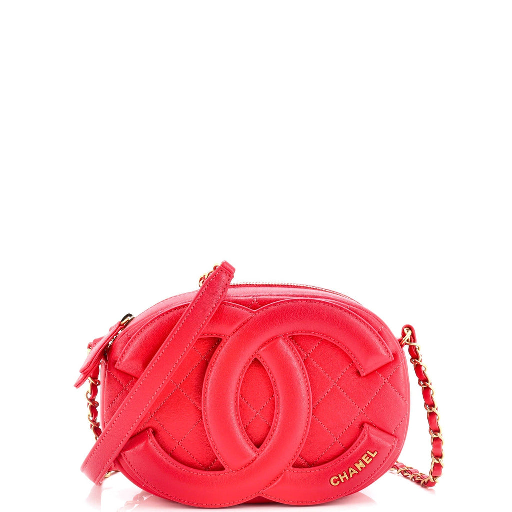 Chanel Coco Midnight Camera Case Quilted Lambskin Small