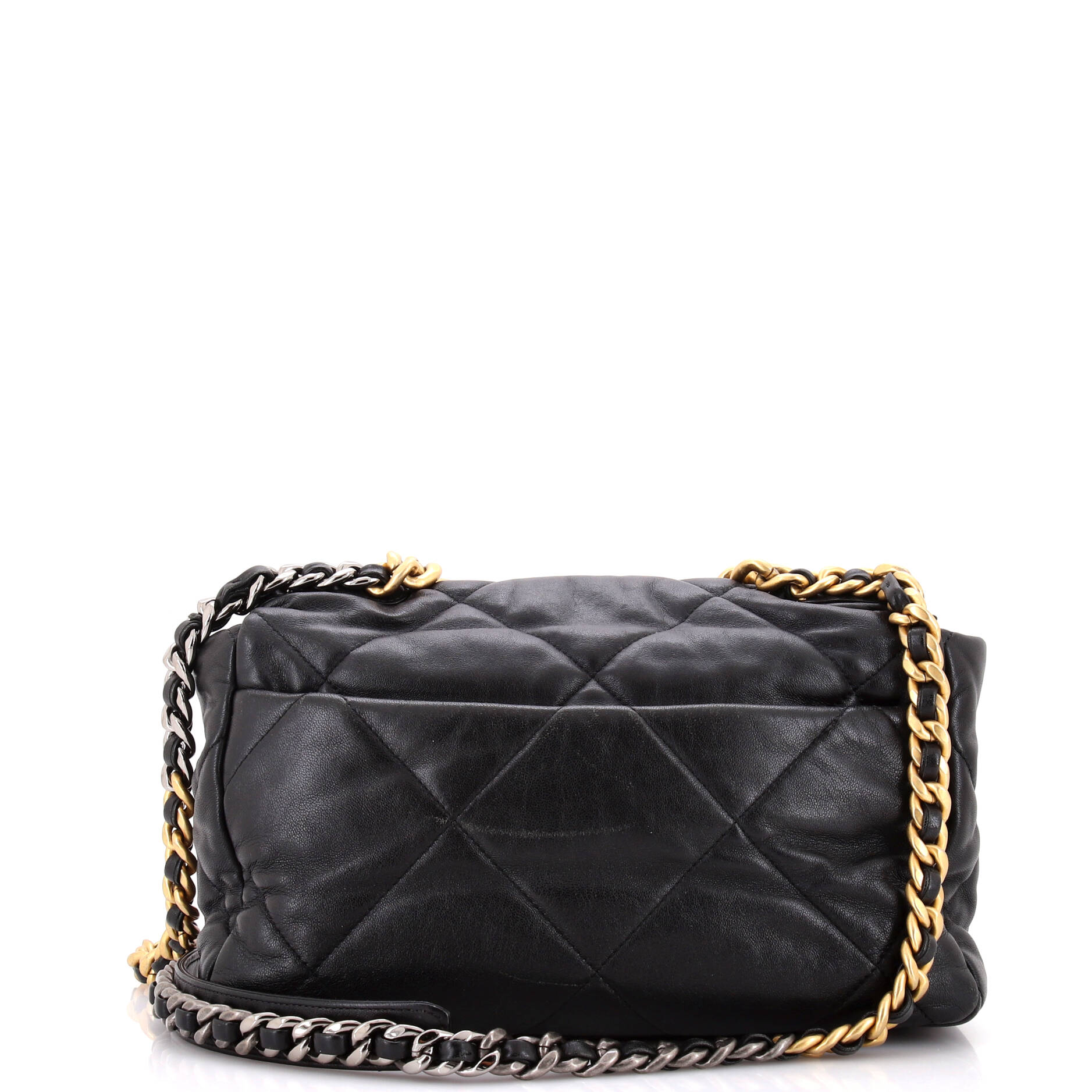 Chanel 19 Flap Bag Quilted Leather Large