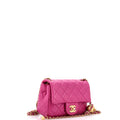 Chanel Pearl Crush Square Flap Bag Quilted Lambskin Mini