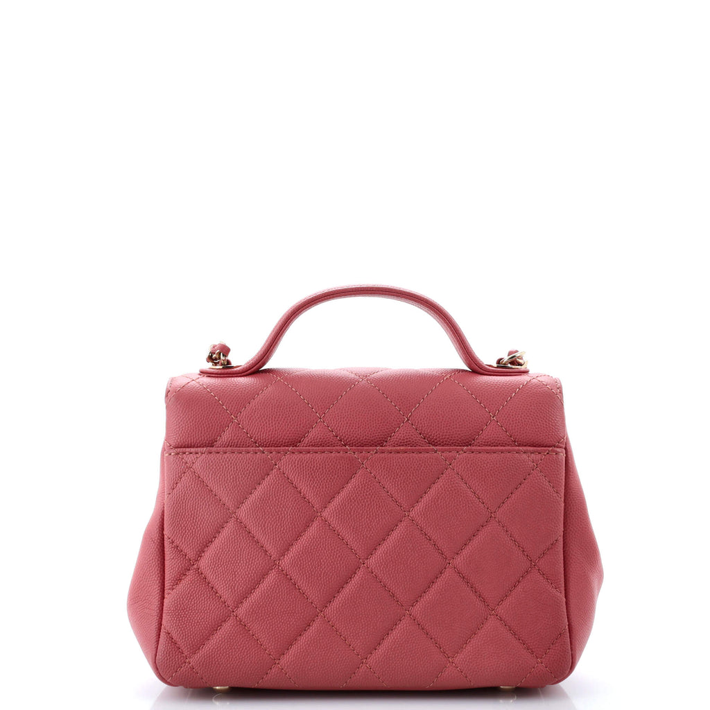 Chanel Business Affinity Flap Bag Quilted Caviar Mini