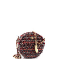 Chanel Round Clutch with Chain Quilted Tweed Mini
