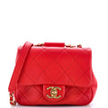Chanel In The Loop Flap Bag Quilted Lambskin Small