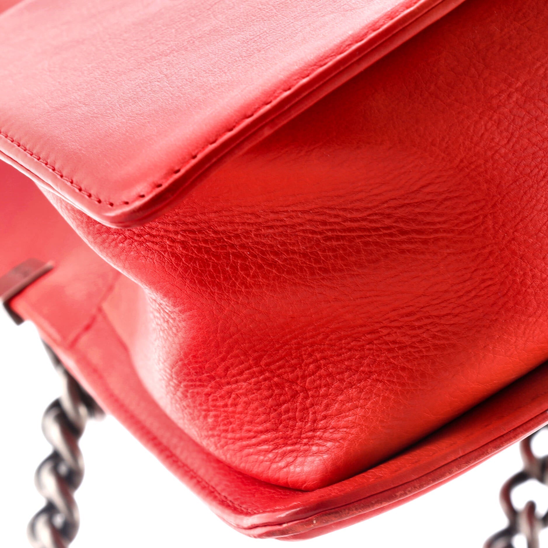 Chanel Stitch Boy Flap Bag Quilted Calfskin Old Medium