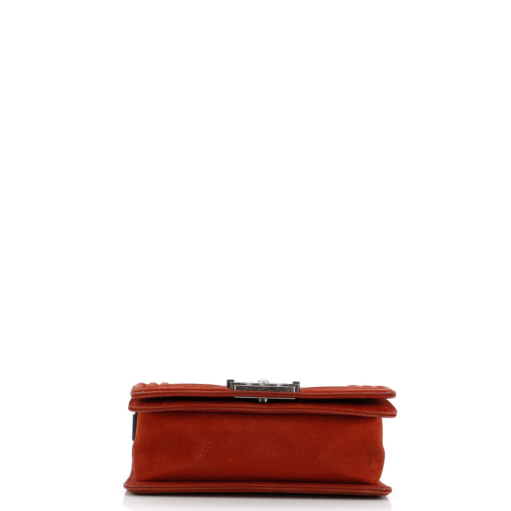 Chanel Boy Flap Bag Quilted Matte Caviar Small