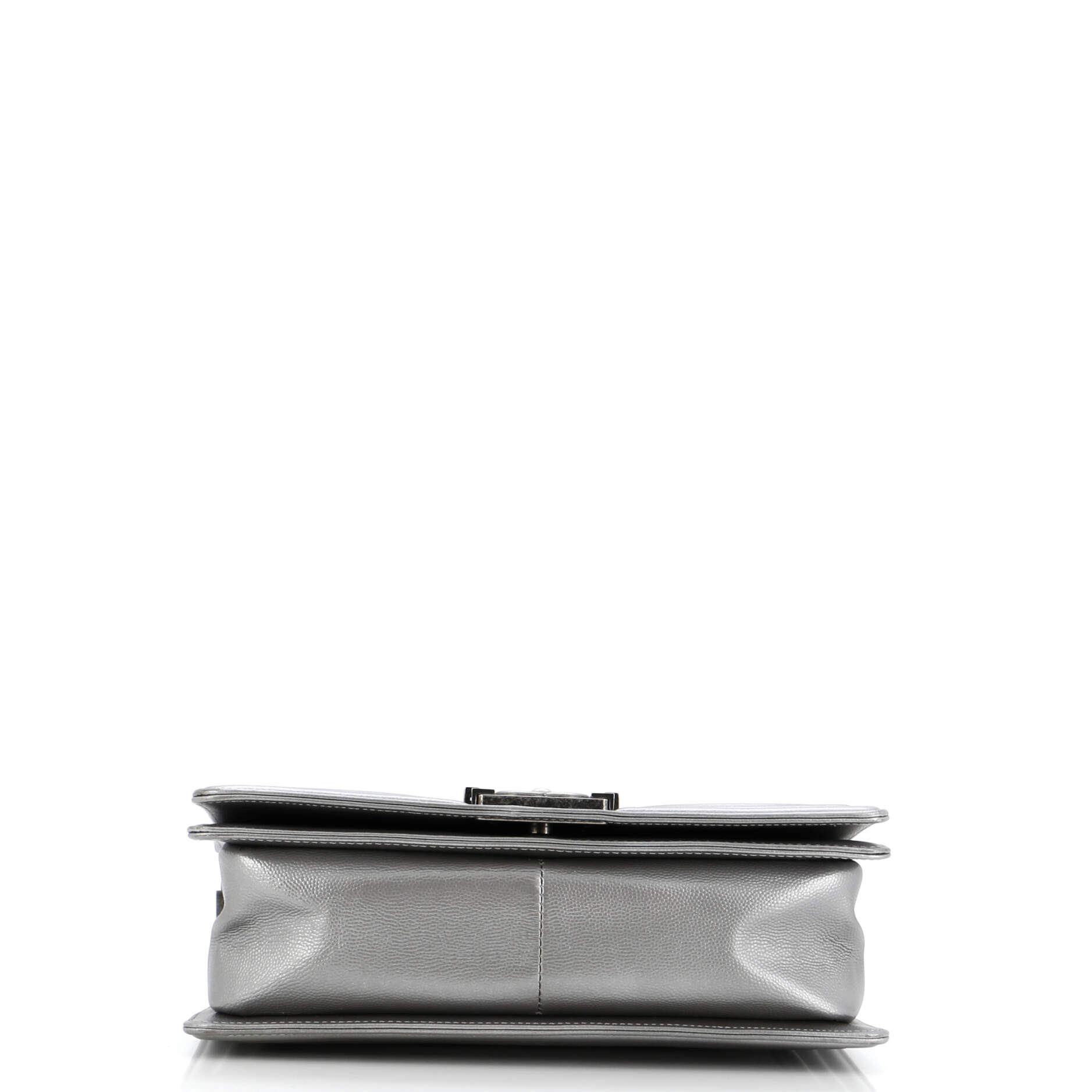 Chanel Boy Flap Bag Quilted Caviar Old Medium