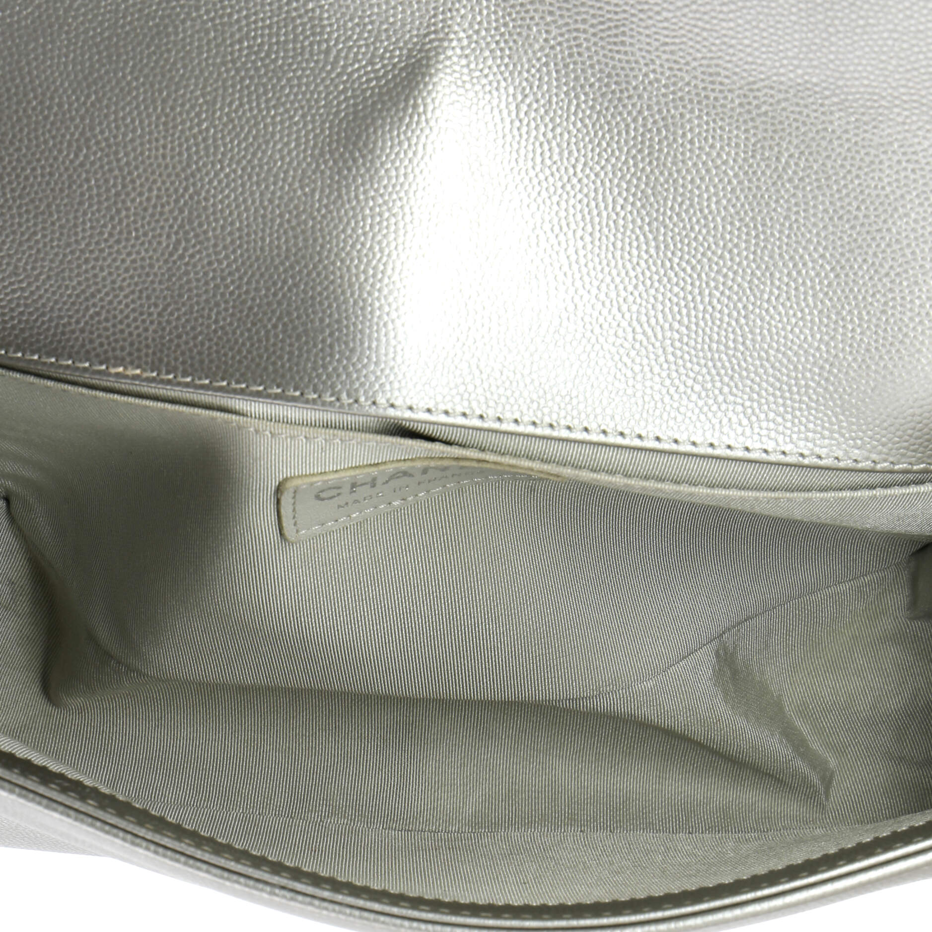 Chanel Boy Flap Bag Quilted Caviar Old Medium