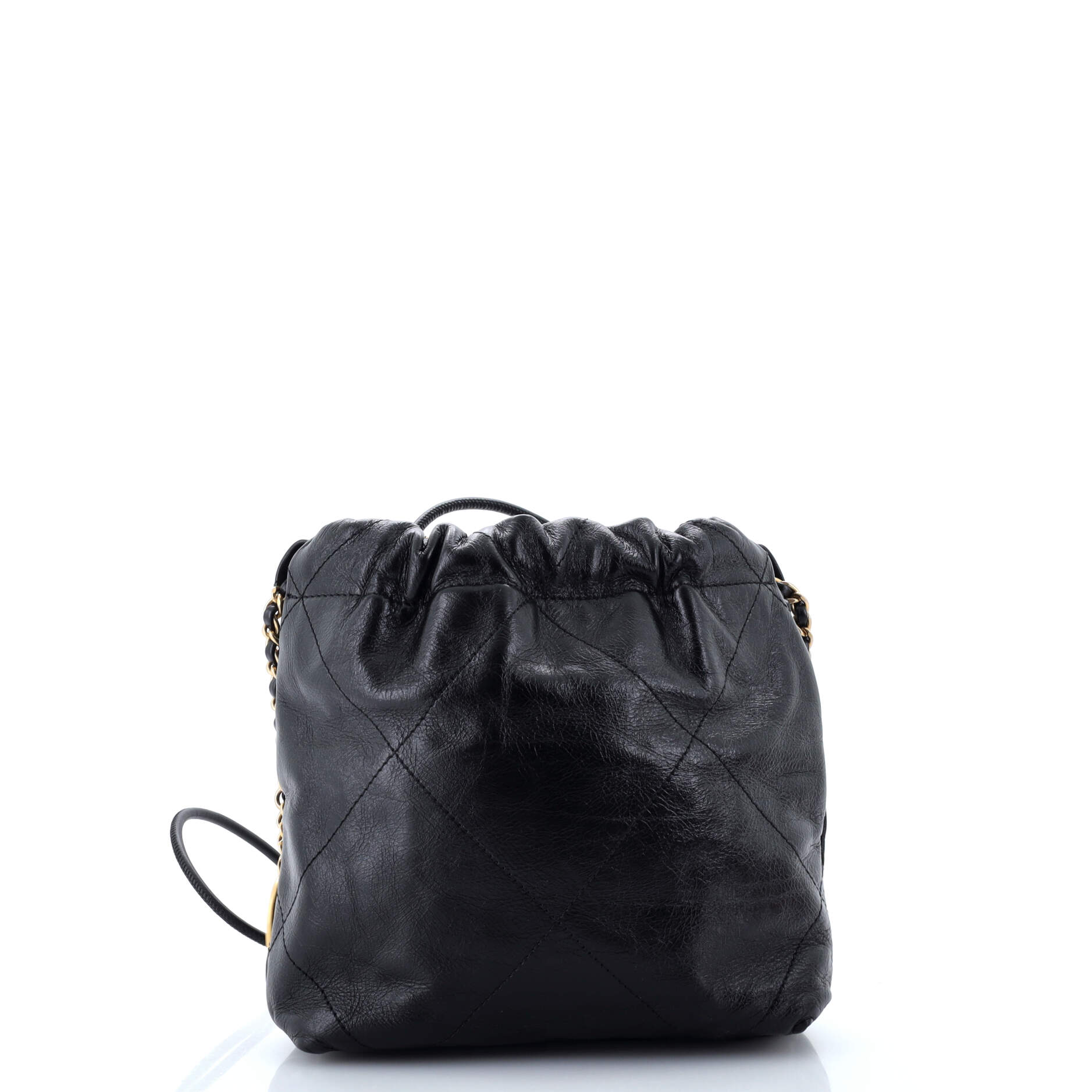 Chanel 22 Chain Hobo Quilted Calfskin with Pearl Chain Mini