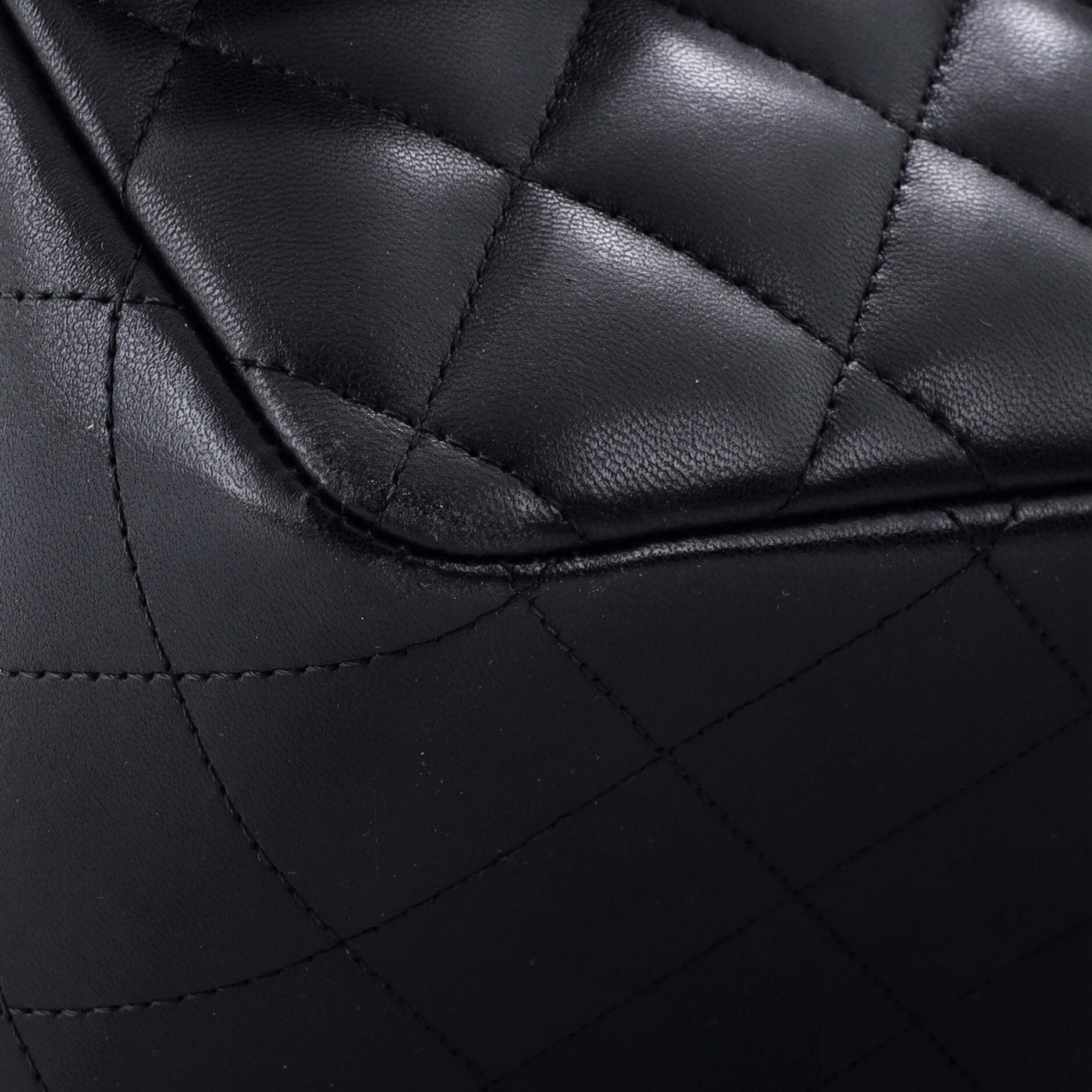 Chanel Classic Double Flap Bag Quilted Lambskin Jumbo