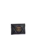 Chanel 19 Card Holder Quilted Leather