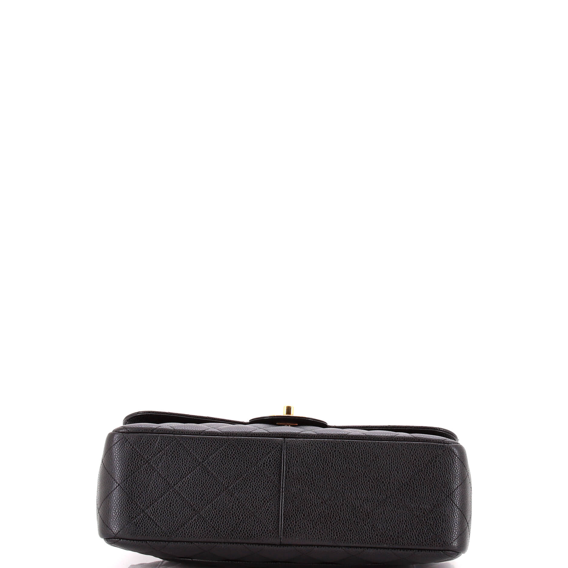 Chanel Classic Double Flap Bag Quilted Caviar Jumbo
