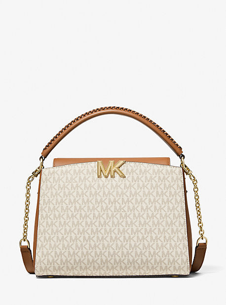 MICHAEL KORS Karlie MeDiorum Leather Crossbody Bag