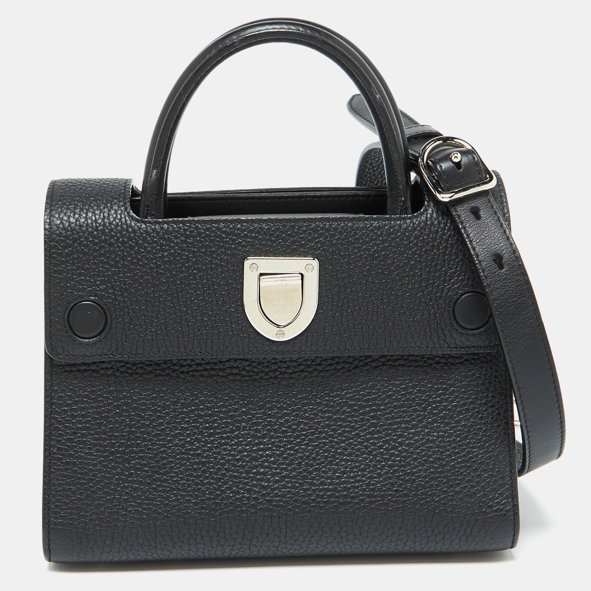 Dior Black Leather Mini Diorever Tote