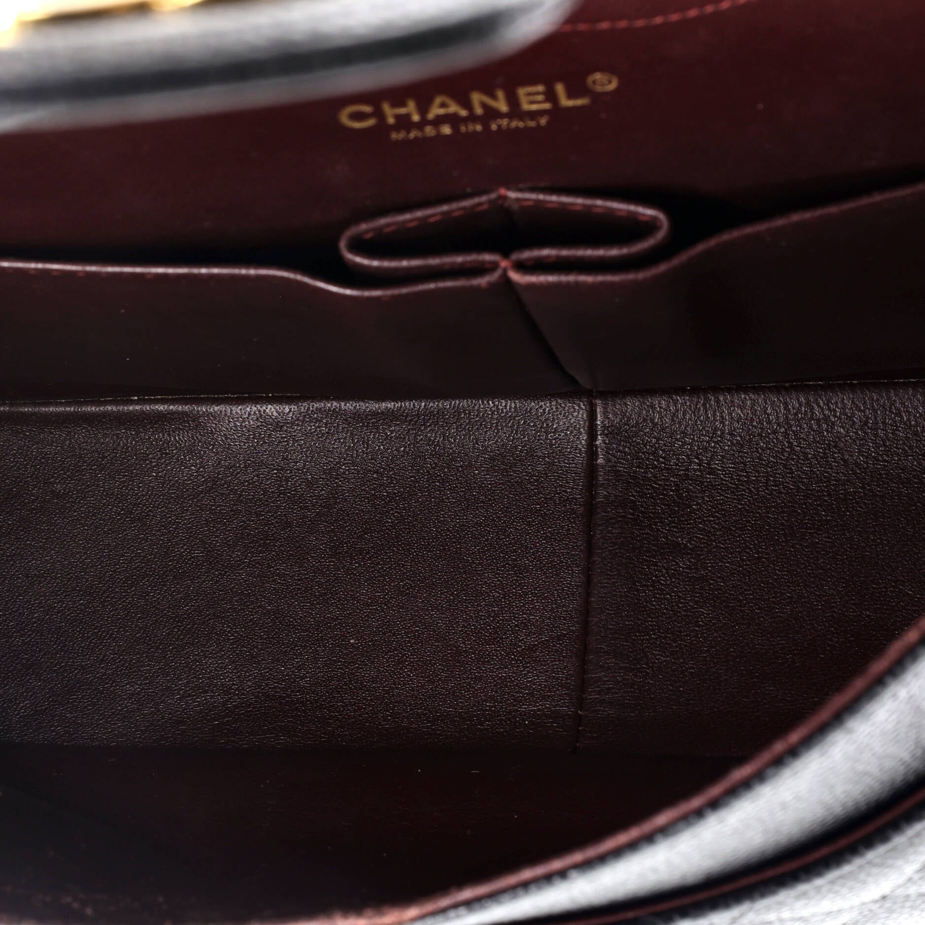 Chanel Classic Double Flap Bag Quilted Caviar Jumbo