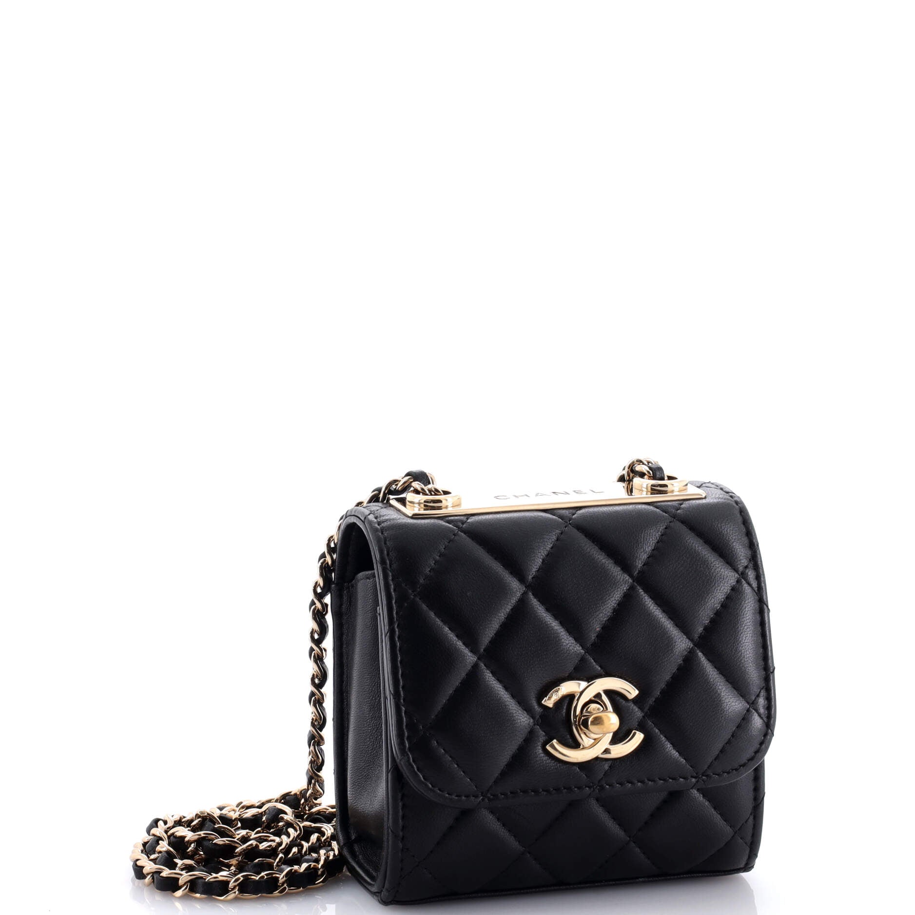 Chanel Trendy CC Clutch with Chain Quilted Lambskin Small