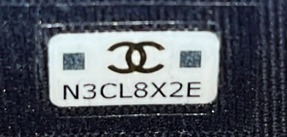 Chanel Twist Your Buttons Flap Coin Purse with Chain Quilted Shiny Caviar