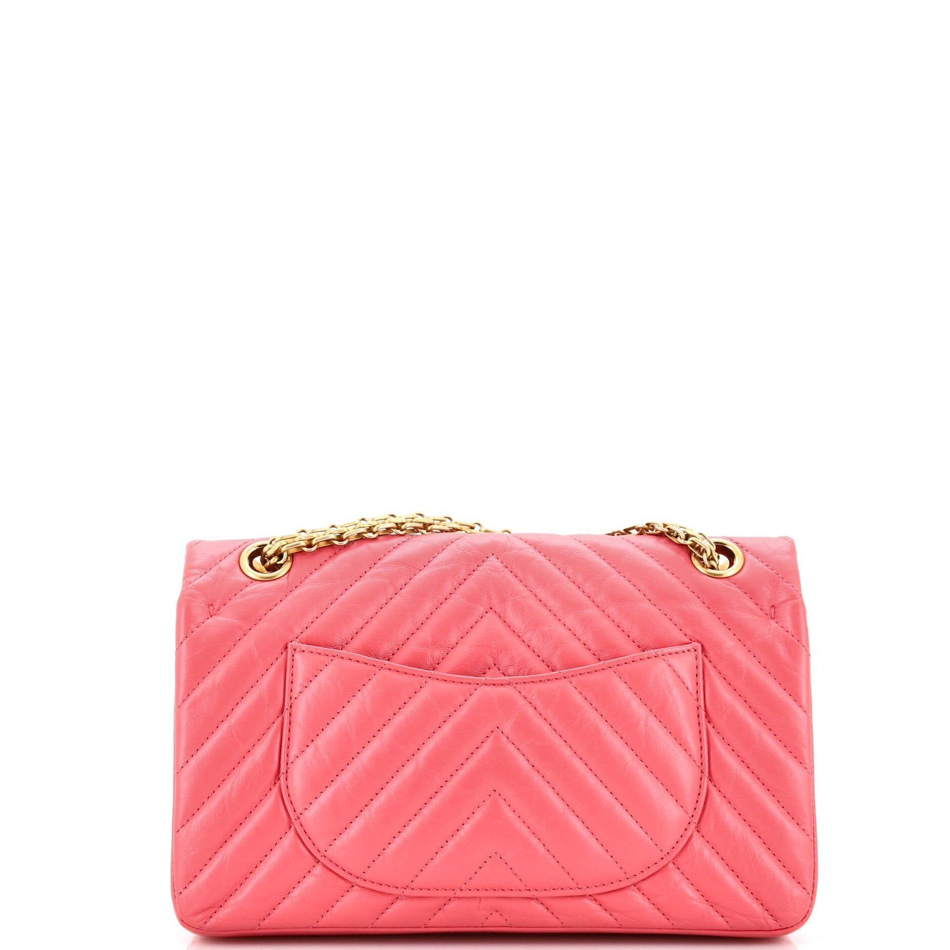 Chanel Reissue 2.55 Flap Bag Chevron Aged Calfskin 225