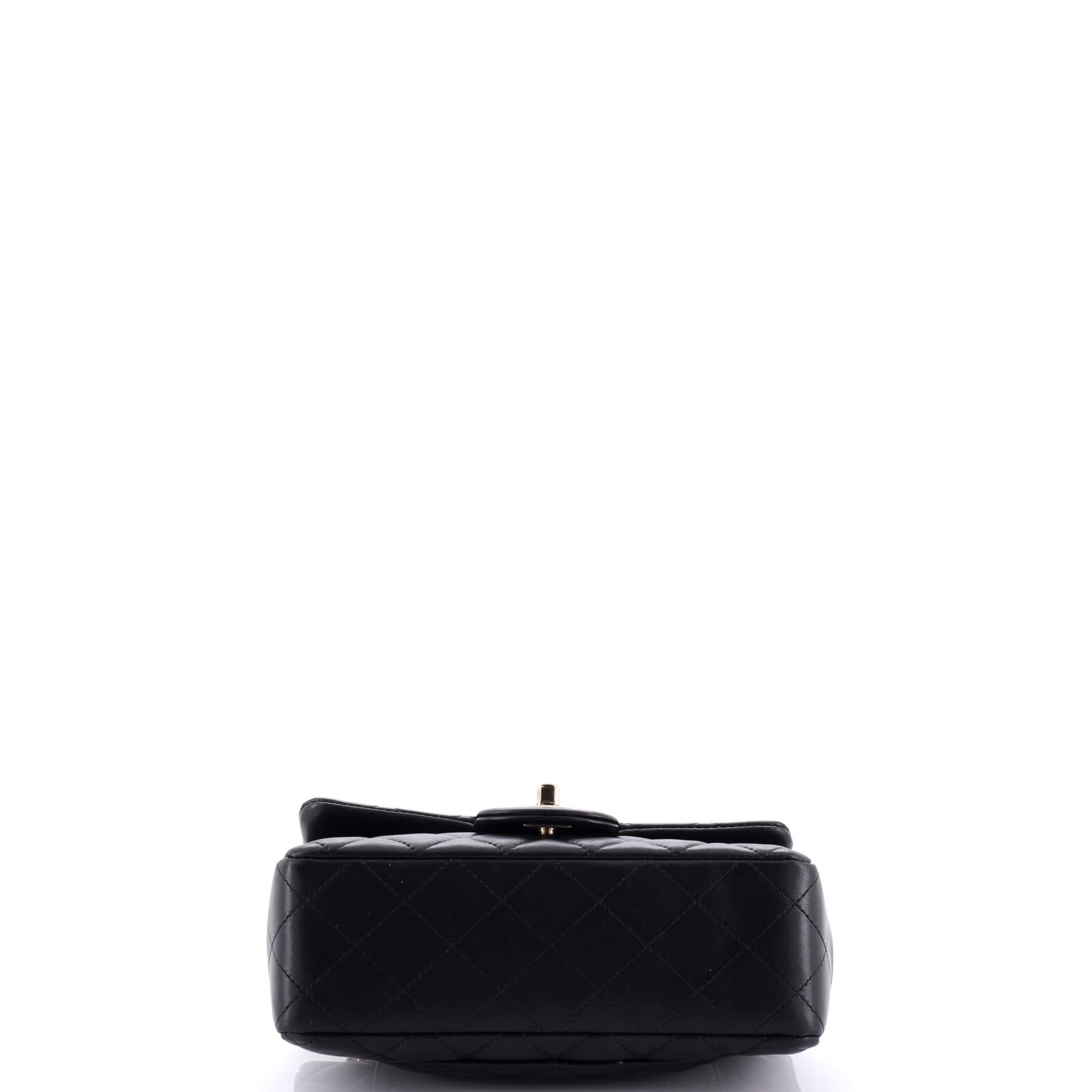 Chanel Coco Charms Classic Single Flap Bag Quilted Lambskin Mini