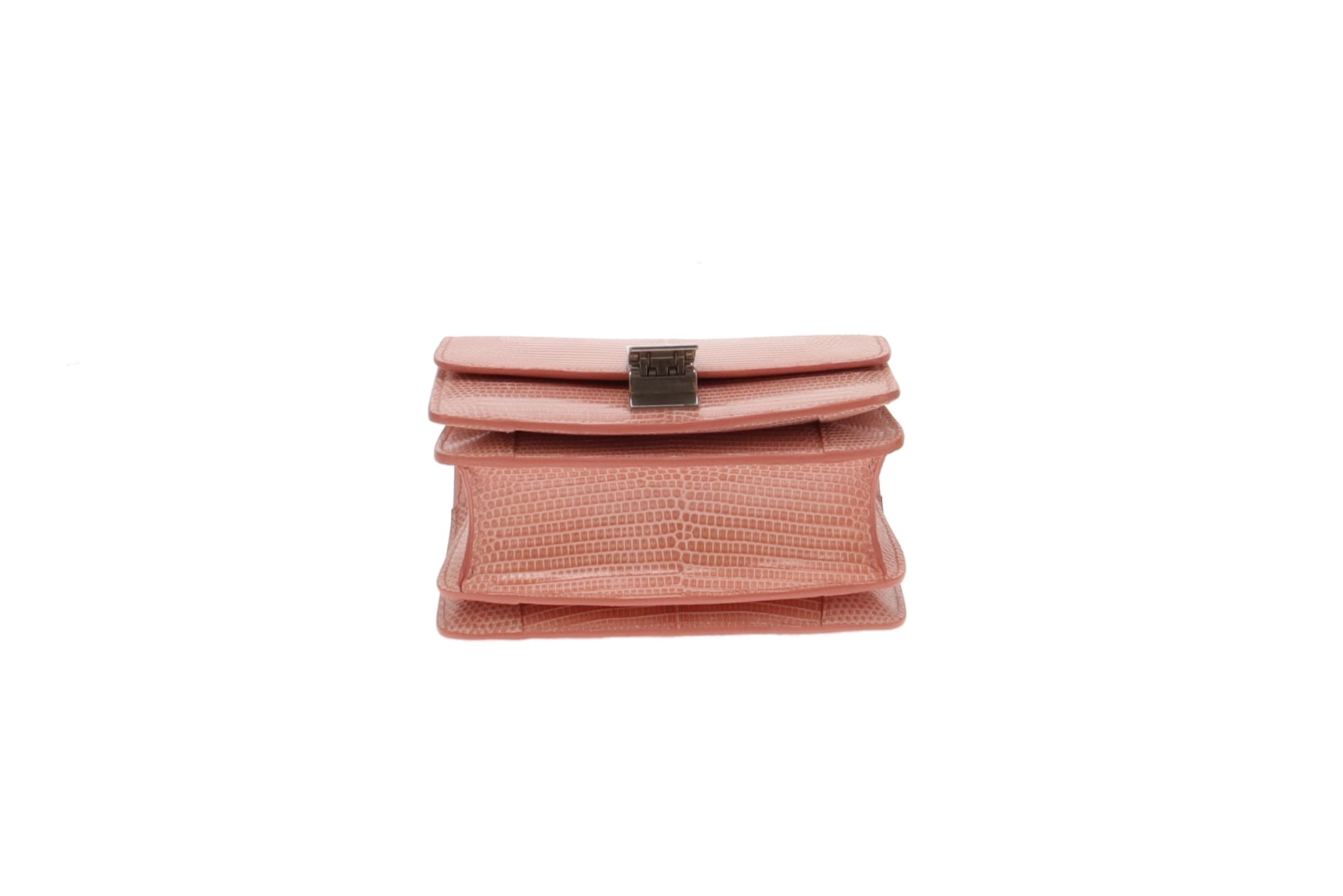 Celine Pink Lizard Small Classic Bag