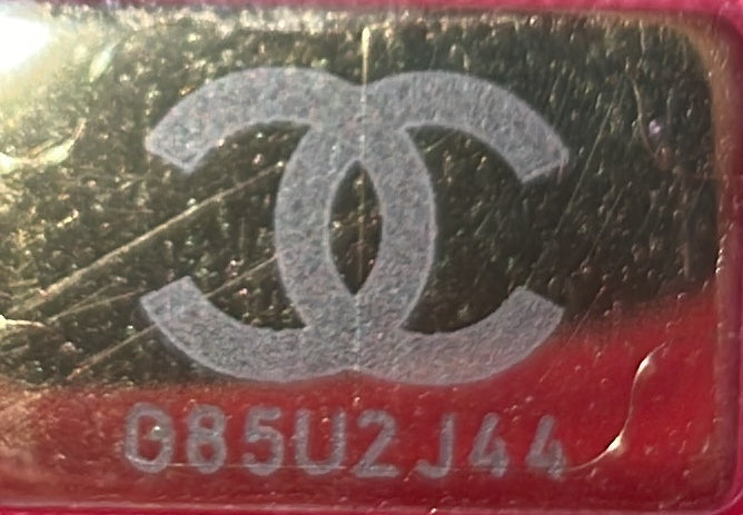 Chanel Double Chain CC Wallet on Chain Quilted Shiny Calfskin