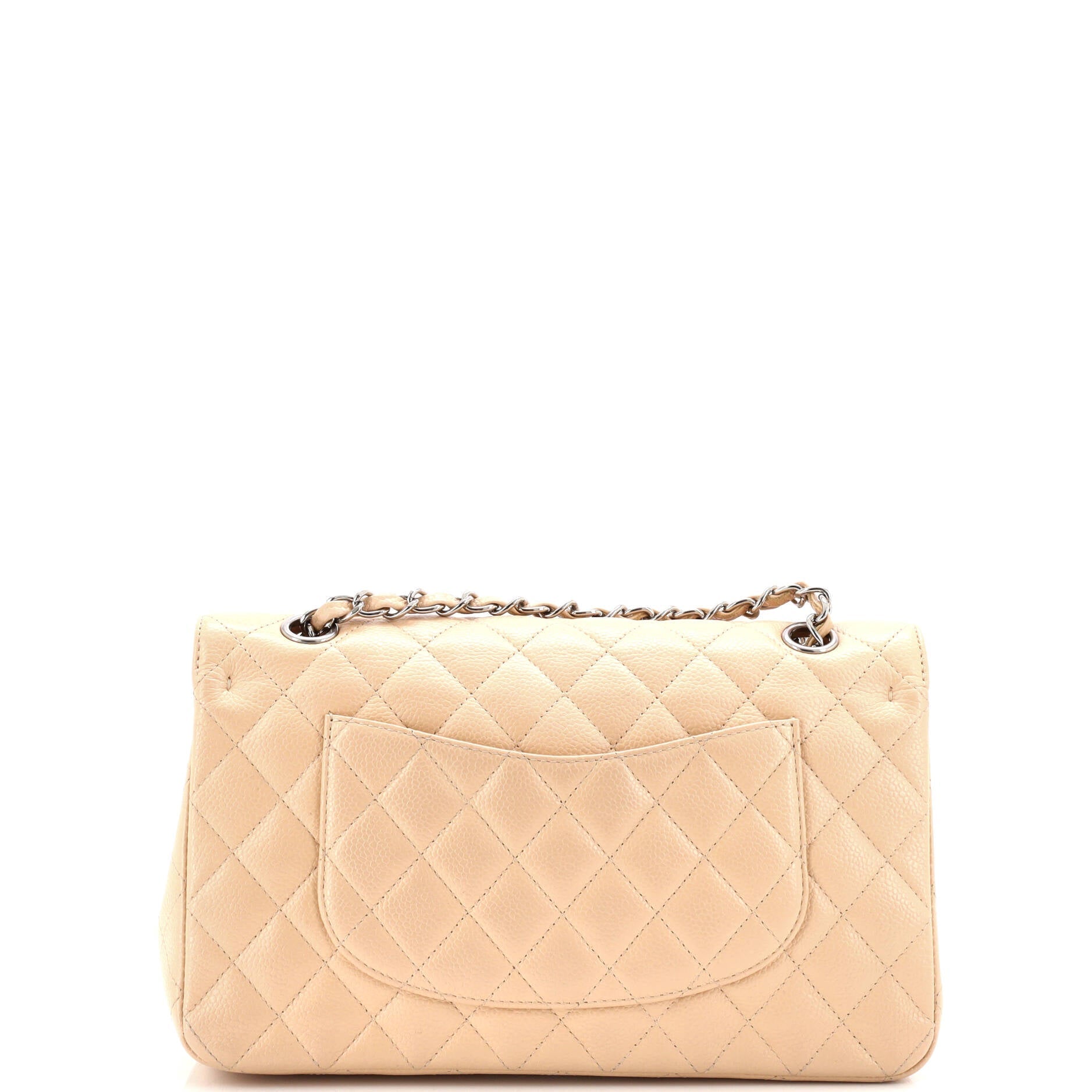 Chanel Classic Double Flap Bag Quilted Caviar Medium