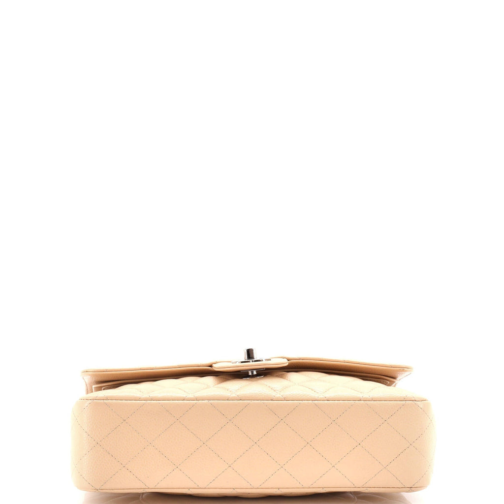 Chanel Classic Double Flap Bag Quilted Caviar Medium