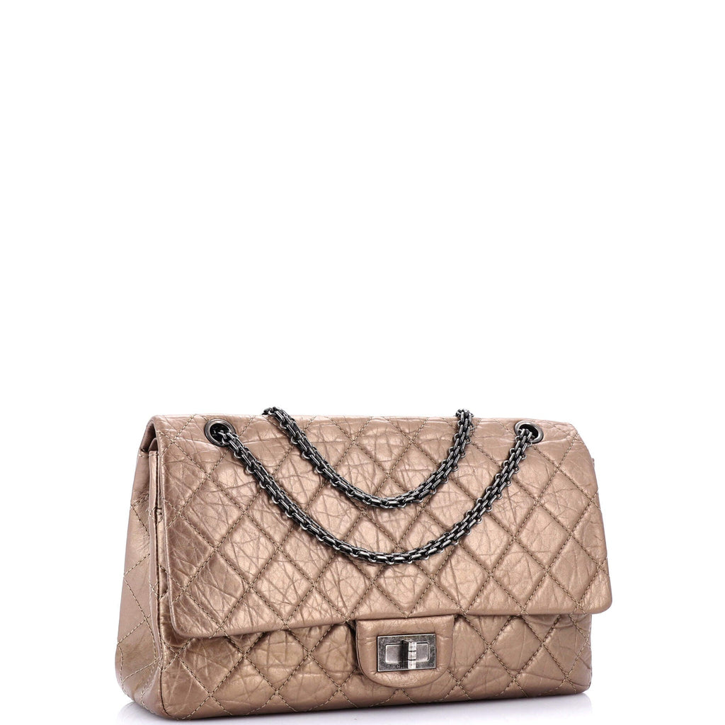 Chanel Reissue 2.55 Flap Bag Quilted Metallic Aged Calfskin 227