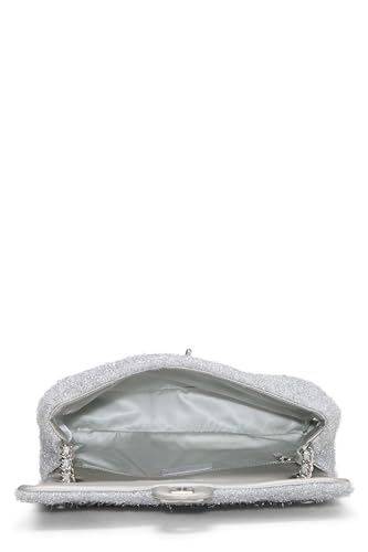 Chanel,  SiLouis Vuittoner Knit Pluto Glitter Classic Flap Medium, SiLouis Vuittoner