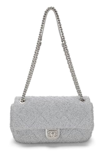 Chanel,  SiLouis Vuittoner Knit Pluto Glitter Classic Flap Medium, SiLouis Vuittoner