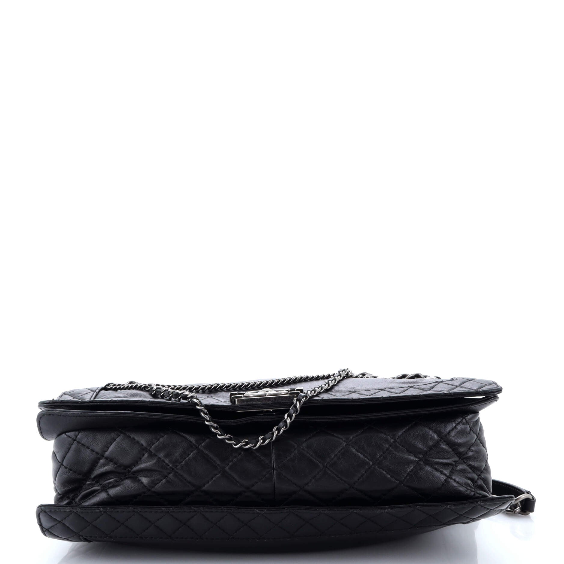 Chanel Boy Flap Bag Enchained Lambskin XL