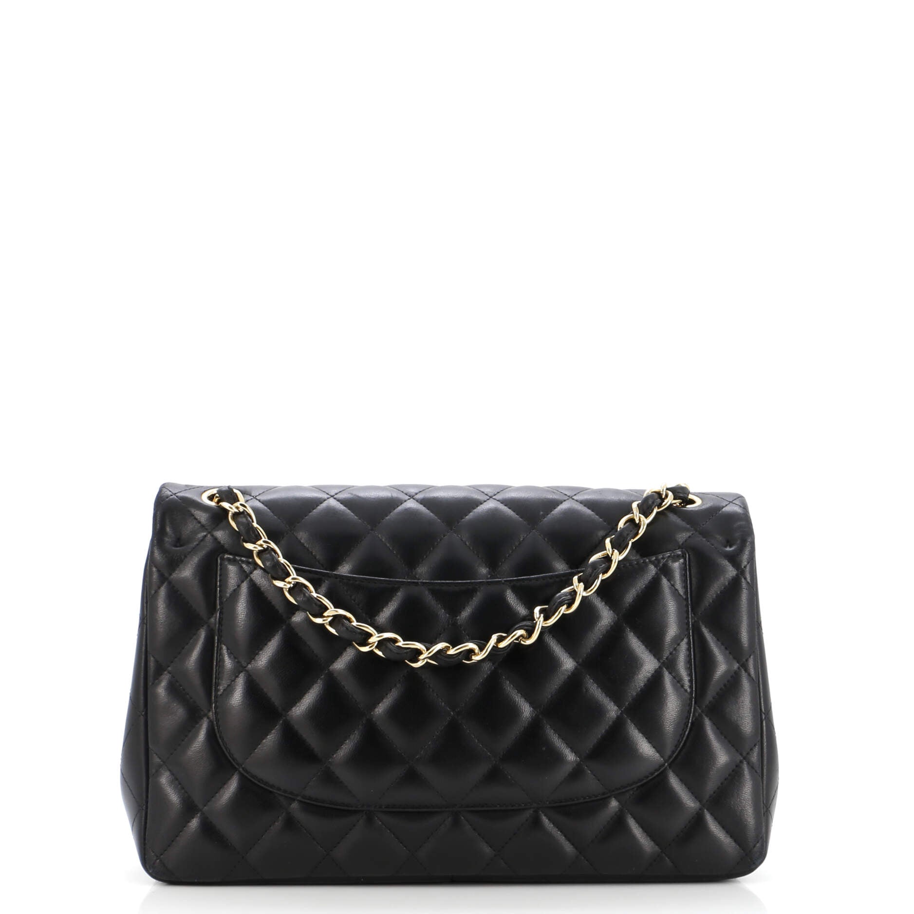 Chanel Classic Double Flap Bag Quilted Lambskin Jumbo