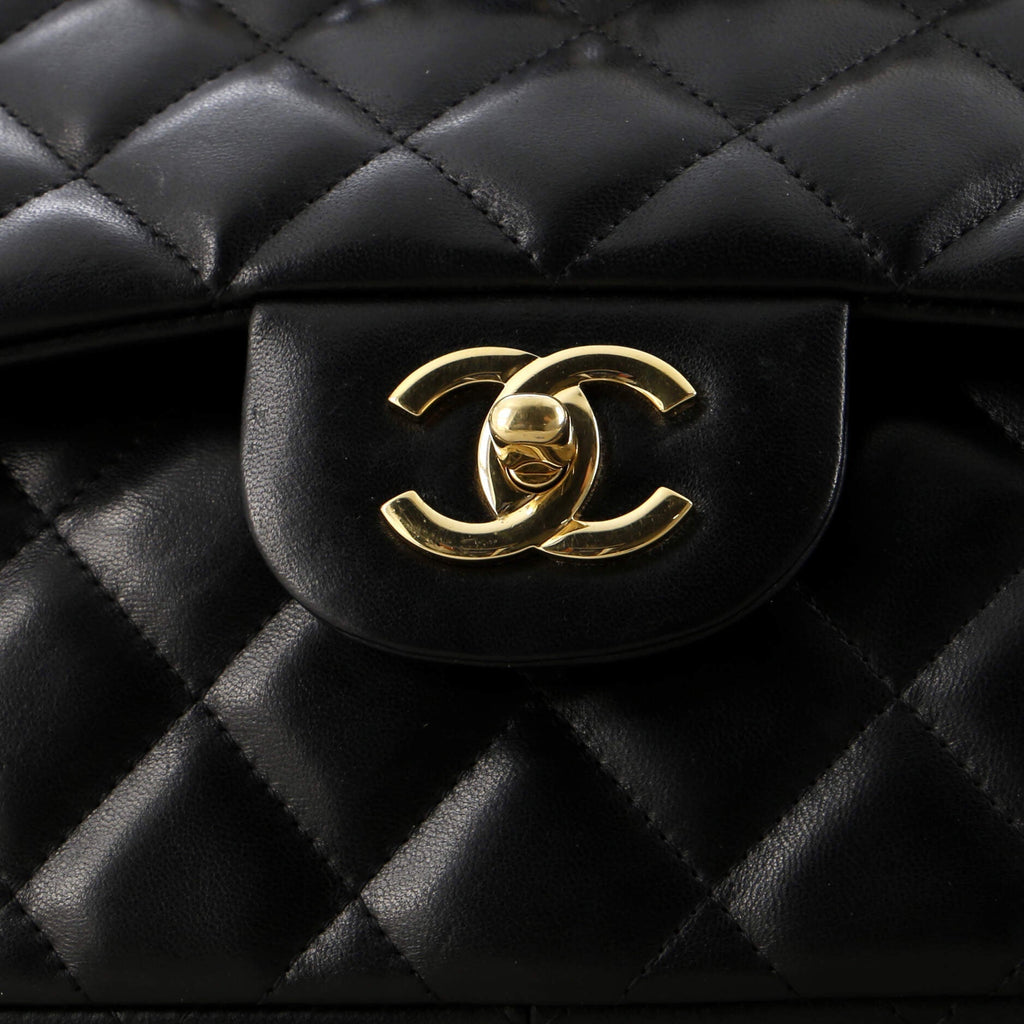 Chanel Classic Double Flap Bag Quilted Lambskin Jumbo