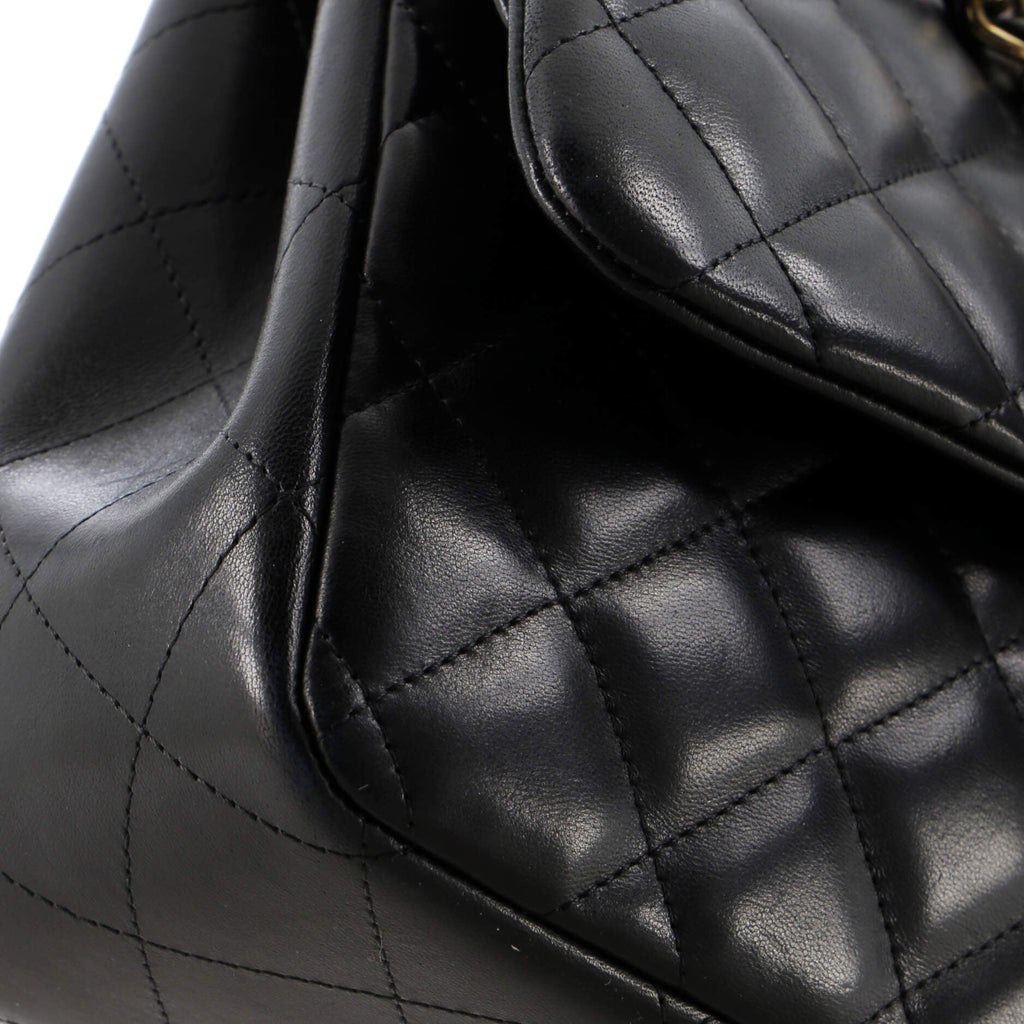 Chanel Classic Double Flap Bag Quilted Lambskin Jumbo