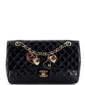 Chanel Valentine Hearts Flap Bag Quilted  Medium