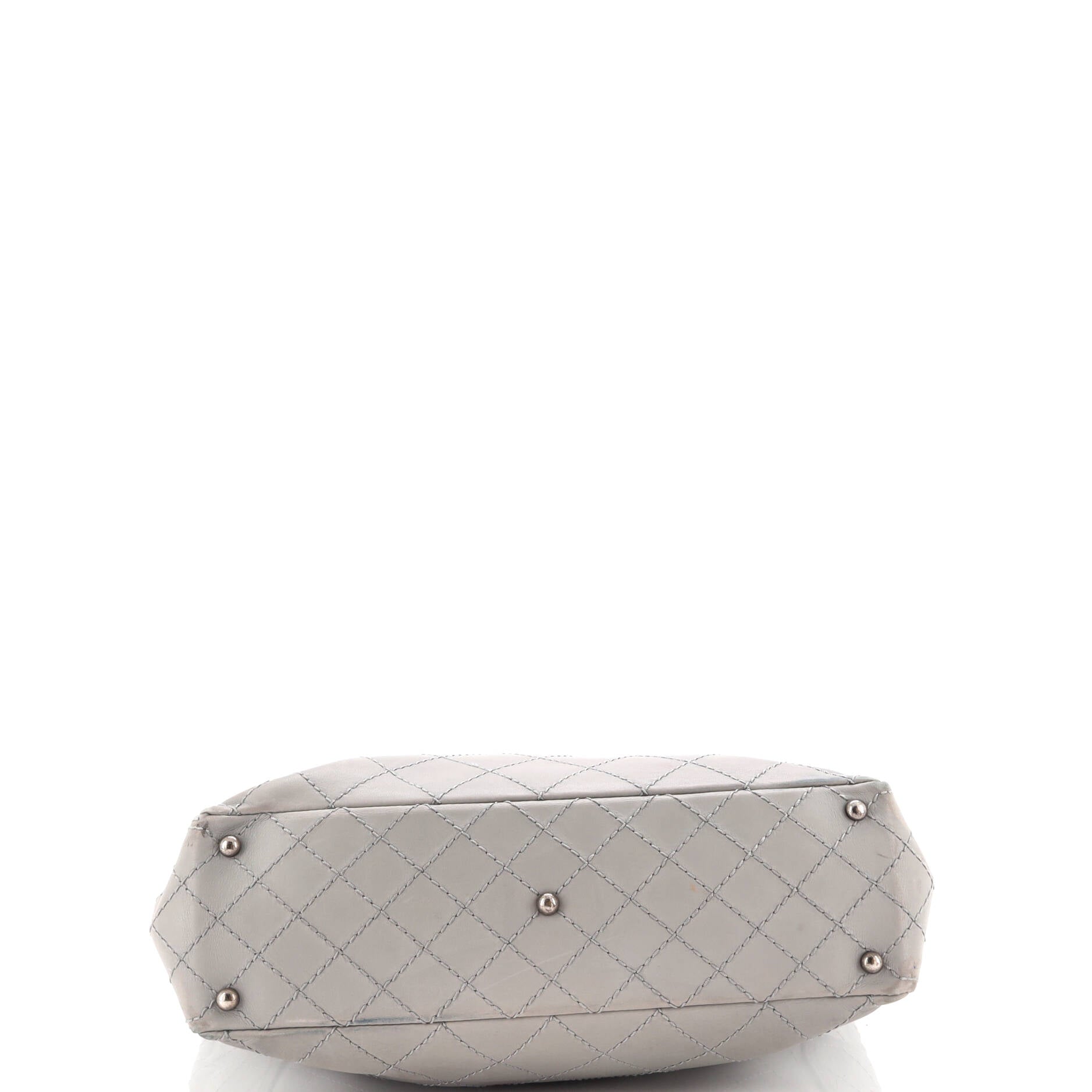 Chanel CC Pocket Shoulder Bag Quilted Calfskin Large