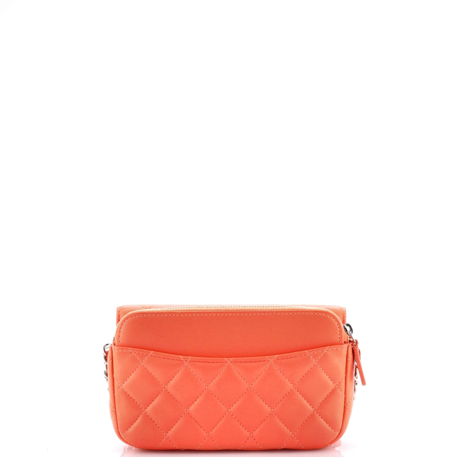 Chanel Classic Flap Phone Holder with Chain Quilted Lambskin