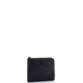 Chanel So Black CC Zip Wallet Quilted Leather Compact