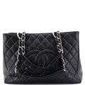 Chanel Grand Shopping Tote Quilted Caviar