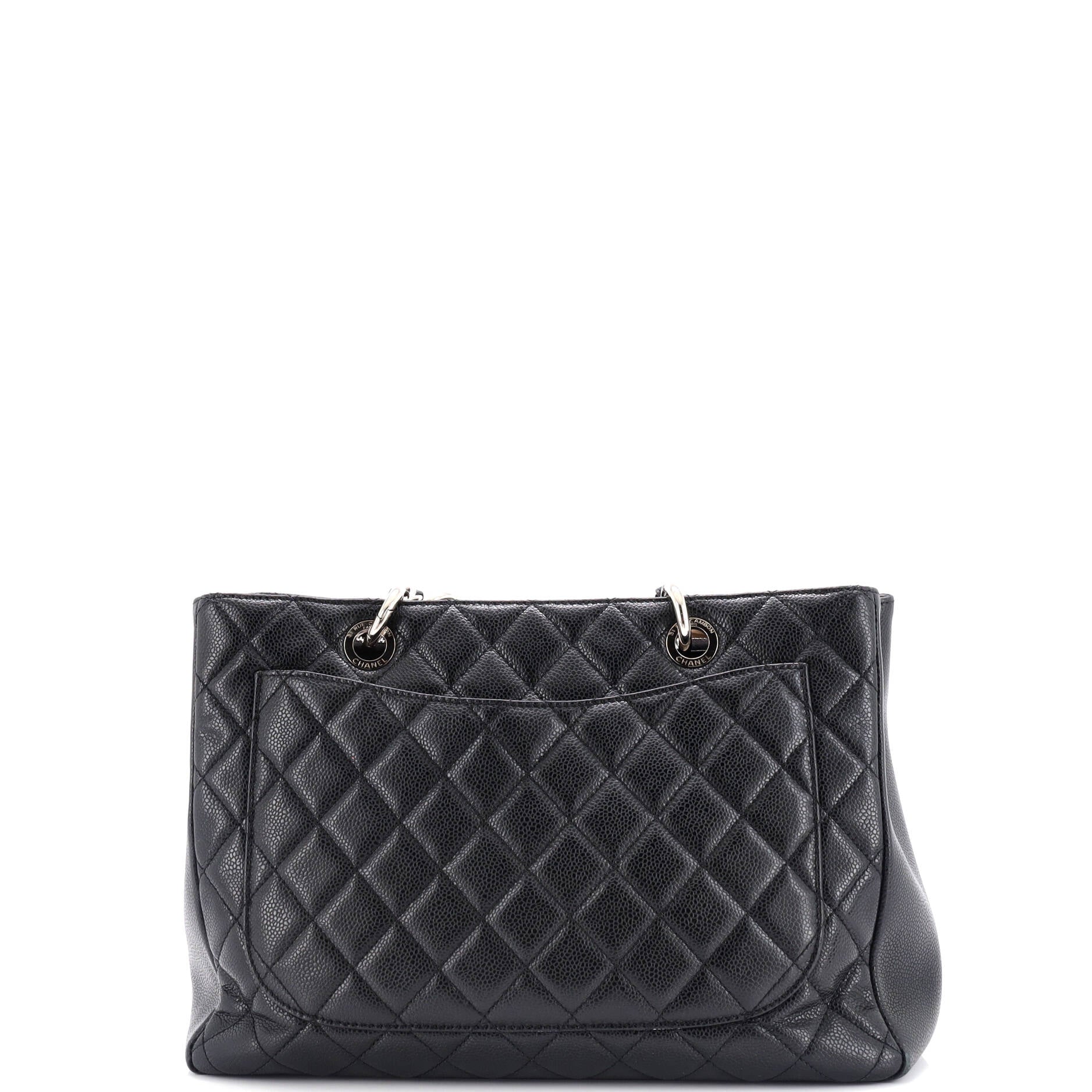Chanel Grand Shopping Tote Quilted Caviar
