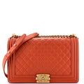 Chanel Boy Flap Bag Quilted Lambskin Large