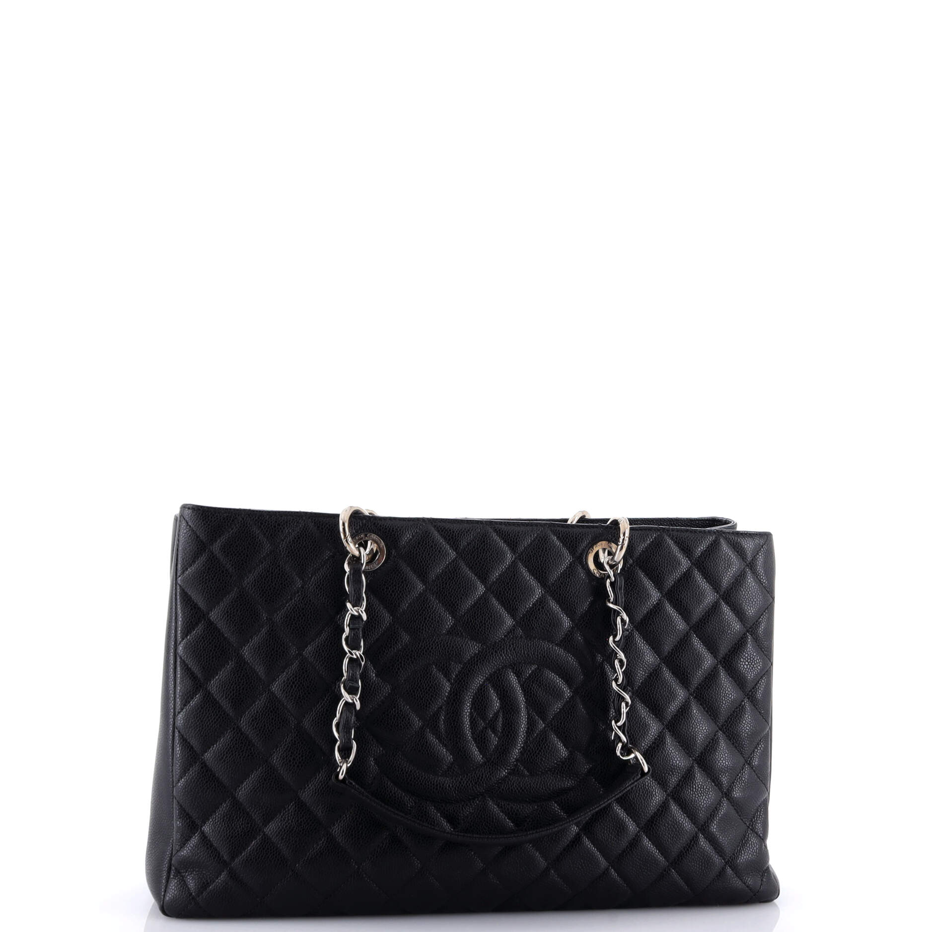 Chanel Grand Shopping Tote Quilted Caviar XL