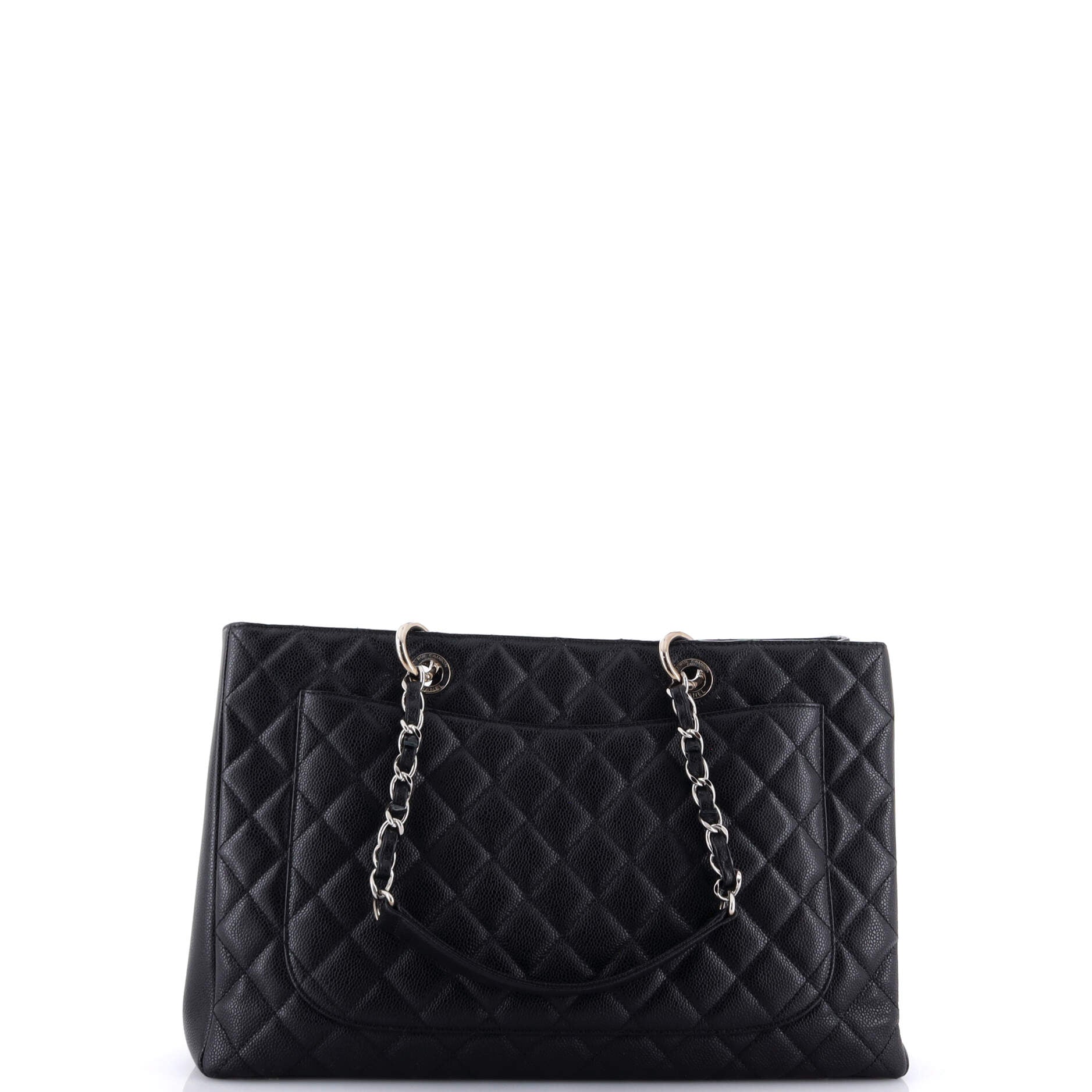 Chanel Grand Shopping Tote Quilted Caviar XL