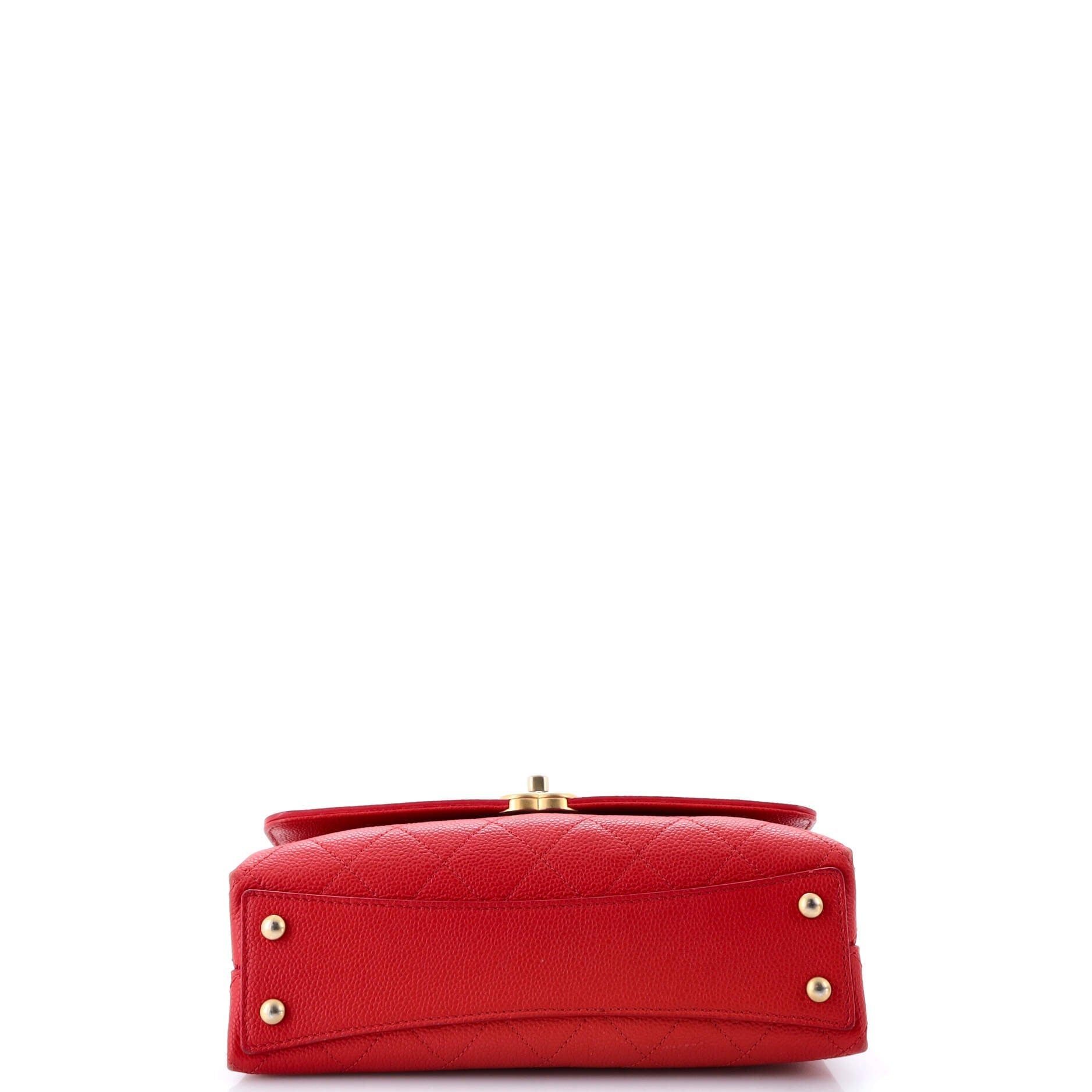 Chanel Chic Affinity Top Handle Bag Stitched Caviar Small