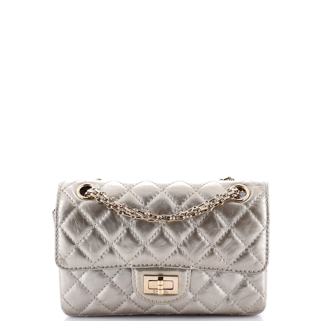 Chanel Reissue 2.55 Flap Bag Quilted Aged Calfskin Mini