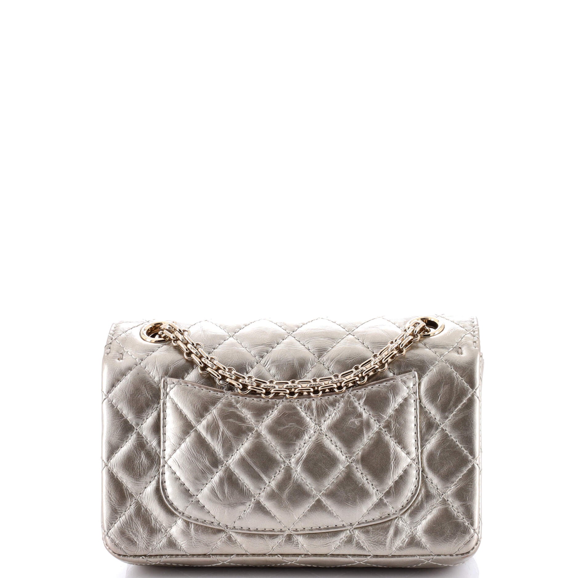 Chanel Reissue 2.55 Flap Bag Quilted Aged Calfskin Mini