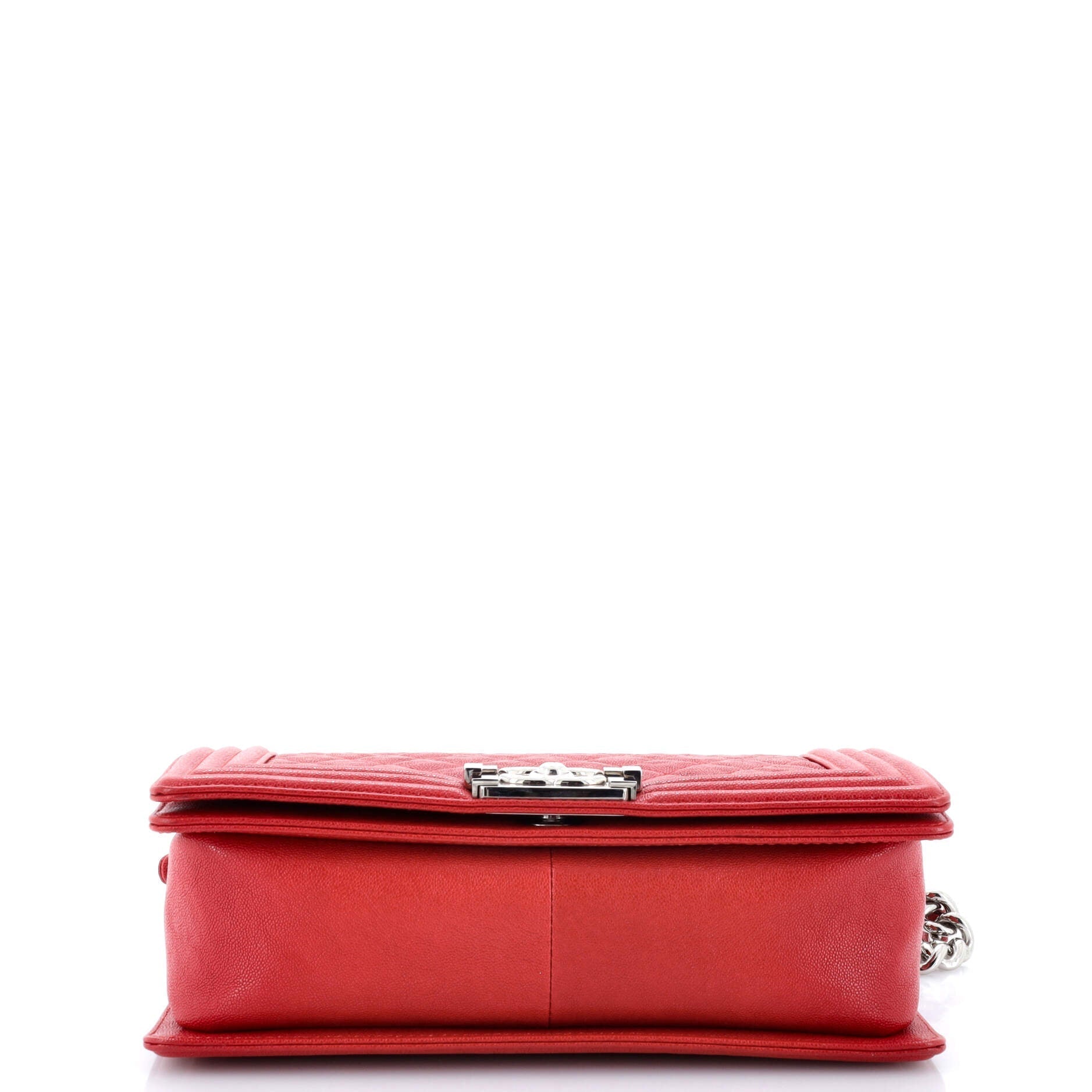 Chanel Boy Flap Bag Quilted Caviar Old Medium
