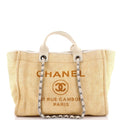 Chanel Deauville Tote Raffia Medium